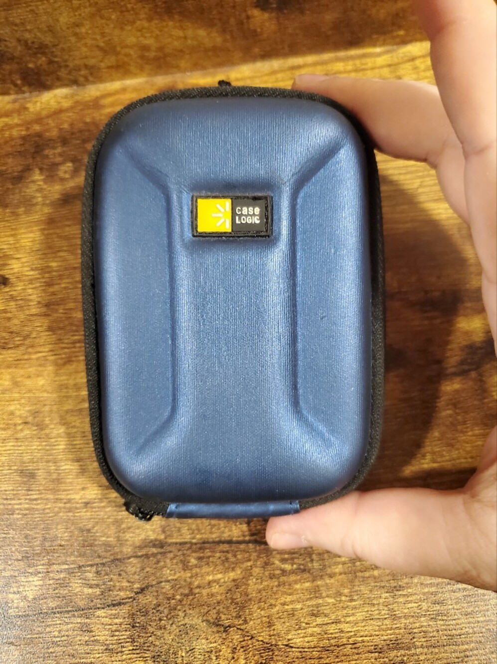 Case Logic Portable Hard Shell Case- Blue - Picture 2 of 3